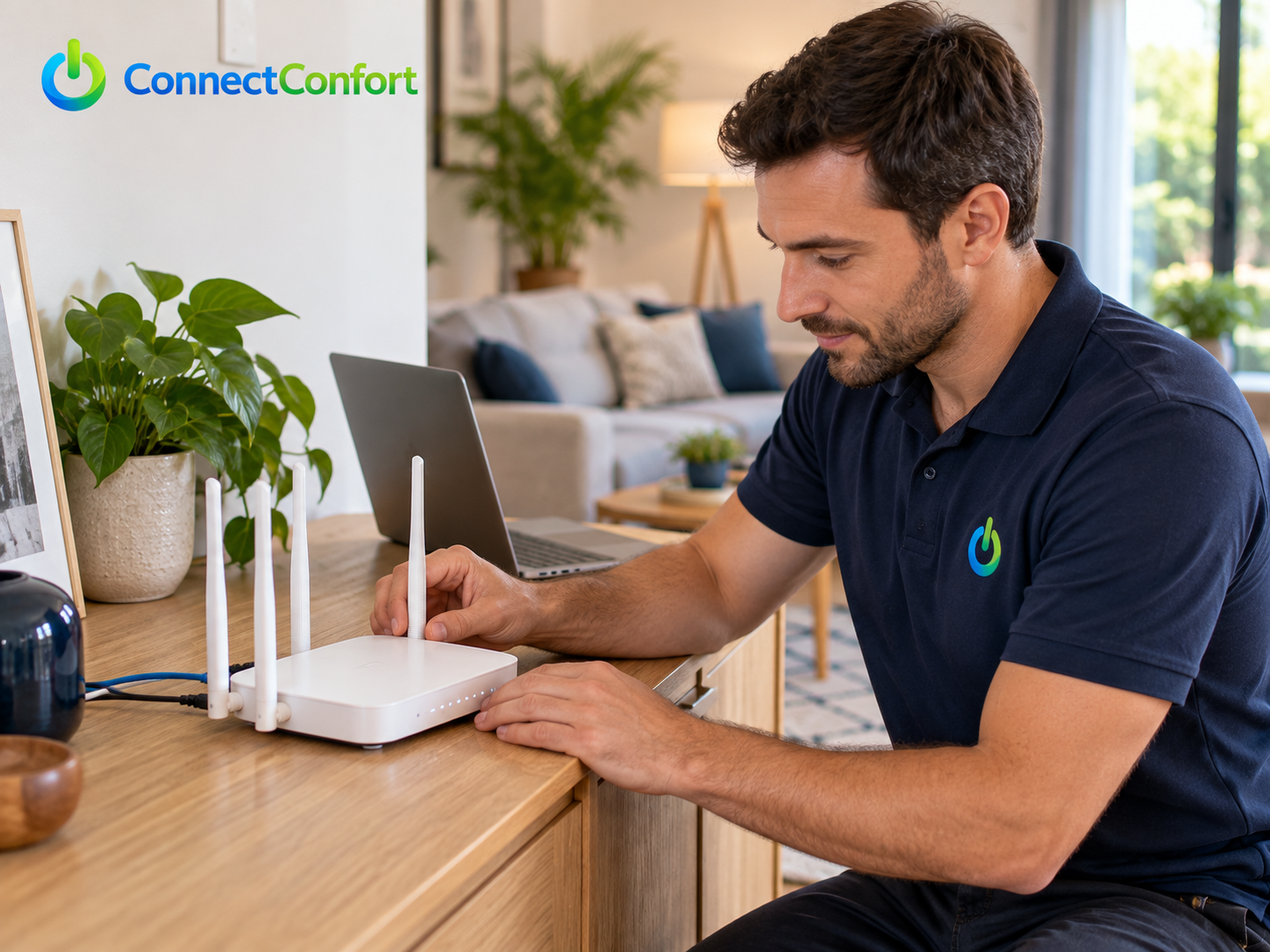 Installation d’une box Internet et de son décodeur à domicile par ConnectConfort