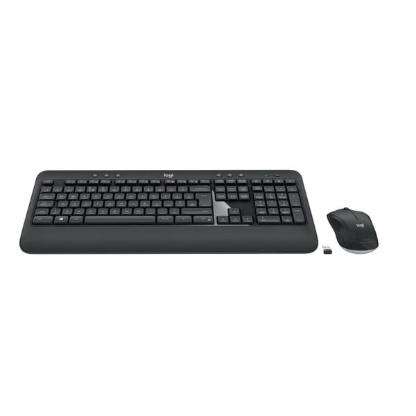 Logitech 920-008676 clavier Souris incluse Universel RF sans fil AZERTY Français Noir