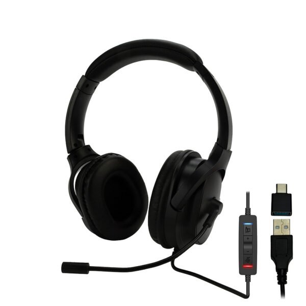 MCL MK1A99AZZZCSQMUSB - Casque Micro filaire USB-A / USB-C