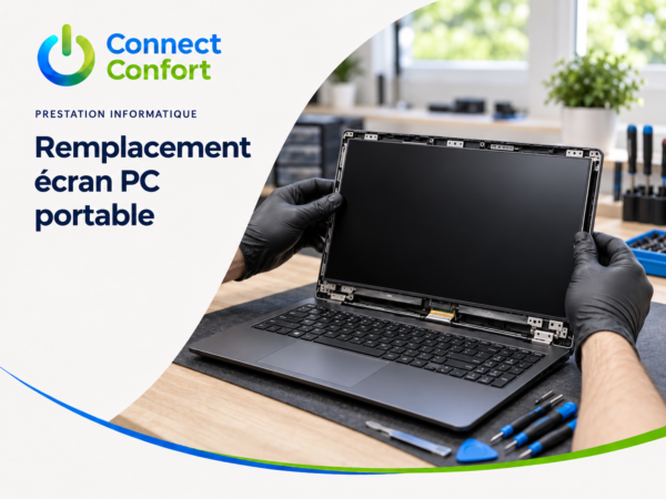 Remplacement d’écran de PC portable
